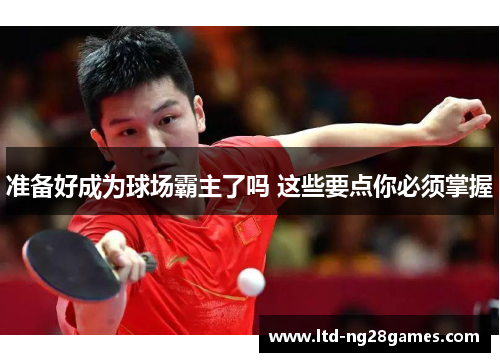 准备好成为球场霸主了吗 这些要点你必须掌握