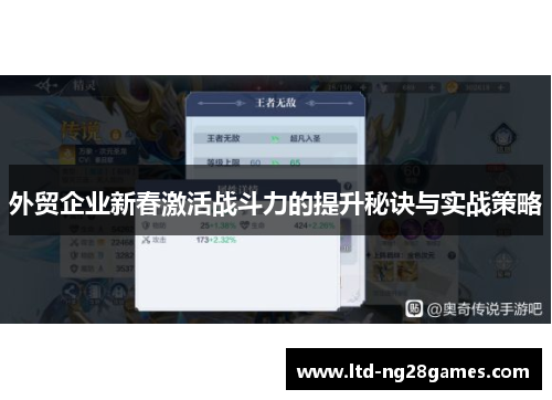 外贸企业新春激活战斗力的提升秘诀与实战策略